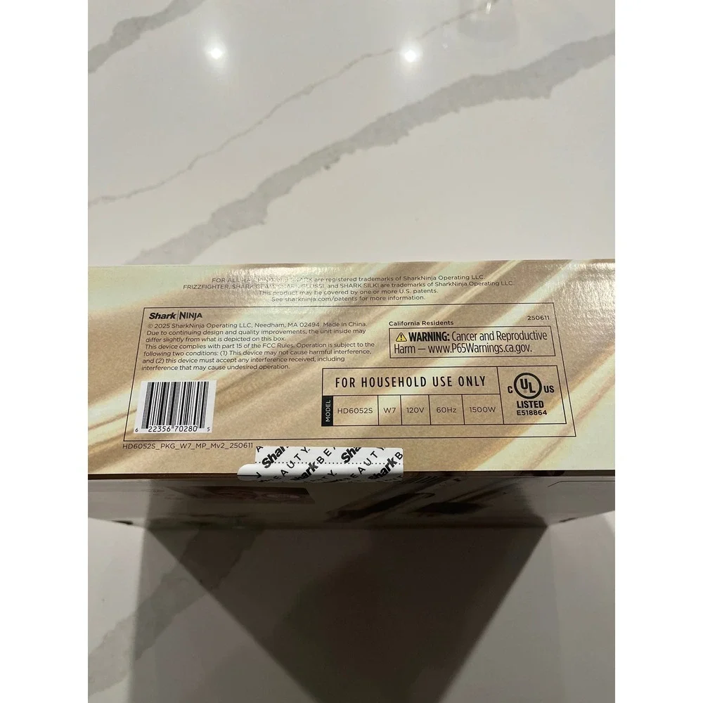 Shark Glam Hot Tool Air Styling & Drying System Gold HD6052S Multi-Styler NEW - Picture 3 of 5